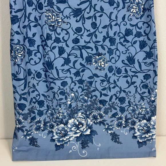 Charter Club Blue Floral Cottagecore Shift Dress 16 - Picture 3 of 9
